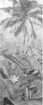Komar nemszőtt fotótapéta Amazonia Black and White Panel 100 cm x 250 cm