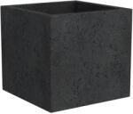 Scheurich C-Cube 240 virágtartó 38 cm fekete (58752)