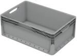 Eurobox-System Eurobox rendszer tömörfalú doboz 22 cm x 40 cm x 60 cm szürke (604022V-010)