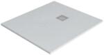  Zuhanytálca VEROSAN+ középső kifolyással fehér 100 cm x 90 cm (APLATTWA10090)