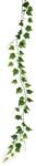 MICA Flower Power borostyán művirág girland 170 cm zöld