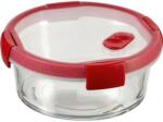 Keter Smart Cook kerek üveg ételtartó 0, 6 l átlátszó / piros (235709)