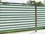 Floracord belátás elleni védelem erkélyre zöld-fehér 500 cm x 90 cm
