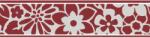 A. S. Creation bordűr virágos piros FSC (26325)