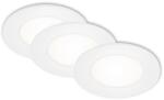 Briloner beépíthető LED mennyezeti lámpa 8, 6 cm 3 W fehér 3 db