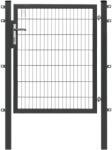Floraworld egysz. kapu Premium kétr. hálós kerítésp. antracit 140 cm x 120 cm (043482)