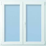 CANDO Műanyag ablak középenfelnyíló 6-kamrás 148 cm x 148 cm fehér (1101046)