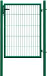  Egyszárnyú kapu hálós kerítéspanelhez zöld 150 cm x 100 cm (043344)