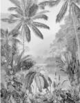 Komar vlies fotótapéta Lac Tropical Black & White 200 cm x 280 cm