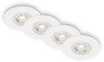 Briloner Kulana LED-es süllyesztett lámpa szabályozható fényerő 4 db fehér 4, 9 W