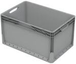 Eurobox-System Eurobox-rendszer tömörfalú doboz 60 cm x 40 cm x 32 cm szürke (604032V-010)