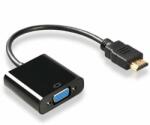 BlackBird Cablu, BlackBird, HDMI-A - Convertor VGA, Negru (BH1245)