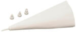 Fackelmann Punga pentru ornat Fackelmann 42786, 31 cm, 4 Atasamente, Bumbac, Alb (42786)