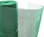  Műanyag Kerítésháló 1 X 25 m 5 X 5 mm Négyzetes Rács Méretű Csirkeháló Zöld színben - Kerítésrács 300 g/m2 -