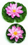 Ubbink Selyemvirág, tavirózsa 20cm pink (1389441)