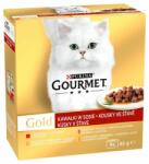 Gourmet GOLD konzerv - húsdarabok szószban, 8 x 85 g
