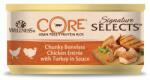 Wellness Core Signature Selects Chunky Csirke és Pulyka 6 x 79 g