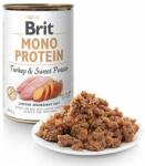 Brit Mono Protein Turkey & Sweet Potato konzerv, 12 x 400 g