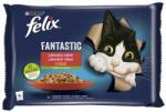 FELIX Fantastic zacskós eledel, finom válogatás zöldségekből kocsonyában 72 x 85 g