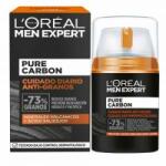 L'Oreal Make Up Cremă de Curățare LOreal Make Up Men Expert Pure Carbon Hidratant Finisare matifiantă Anti-acnee (50 ml) Crema antirid contur ochi