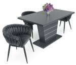  Deluxe szék Fanni asztallal - 3 személyes étkezőgarnitúra