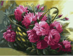 Criando Picturi pe numere Flori, 40x50 cm, Constrast Apasator, PDP2606 (PDP2606_5040) Carte de colorat