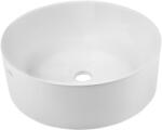 INVENA Kos, kerámia munkalap mosogató 415x415x135 mm, fehér fényes, INV-CE-38-001-C (INV-CE-38-001-C)