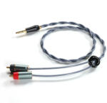 DD HIFI RC40A - Sztereó jelkábel 4, 4mm dugó és 2x RCA dugó aranyozott csatlakozókkal - 60cm (DDHIFI-RC40A-60)