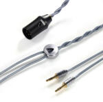 DD HIFI BC150XLR - Szimmetrikus ezüst fejhallgató kábel 4-Pin XLR csatlakozóval - 195cm - 3, 5mm (DDHIFI-BC150XLR-35-195)