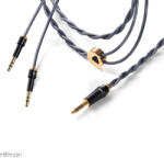 DD HIFI BC150B 3.5mm HiFiMan- Szimmetrikus ezüst fejhallgató kábel 4.4mm csatlakozóval - 145cm (DDHIFI-BC150B-35HM-145)