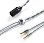 DD HIFI BC150XLR 3.5mm STANDARD - Szimmetrikus ezüst fejhallgató kábel 4-Pin XLR csatlakozóval - 295cm (DDHIFI-BC150XLR-35-295)
