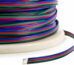 Vled Vezeték RGB led szalaghoz 4 eres kábel (A7703)