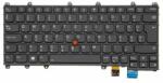 Lenovo ThinkPad X380 Yoga series 01HW590 SN20P38601 háttérvilágítással (backlit) trackpointtal (pointer) magyar (HU) fekete laptop/notebook billentyűzet gyári