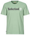 Timberland Rövid ujjú pólók Linear Logo Short Sleeve Tee Zöld EU L