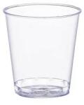  Műanyag stampedlis pohár 20ml víztiszta 50db/cs (KHMU020VT)