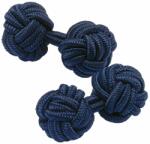 Charles Tyrwhitt Knot Cufflinks - Navy (P40420) Buton camasa