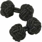 Charles Tyrwhitt Knot Cufflinks - Black (P40421) Buton camasa