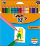 BIC Színes ceruza készlet, BIC KIDS "Tropicolors", 24 különböző szín (BC9375182) - kecskemetirodaszer