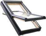 Roto Designo R45 Billenő tetőtéri fa ablak, manuális, alsó kilinccsel, 2 rétegű Standard üveggel 1140x1180mm (R45_ 114/118 H200) (611771)