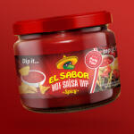 El Sabor Hot Salsa Dip nachos szósz csípős salsa 300g (5202175004257)