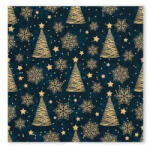 Procos Karácsonyi Gold Trees szalvéta 20 db-os 33x33 cm PNN96479