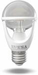 INESA E27 8W, 810 Lumen, 80W izzó helyett E27, 2700 kelvin, meleg fehér fény (LLK8W60380E27CLEARK2700)