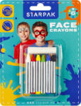 STARPAK Arcfestő krétakészlet, 6 db-os, Starpak (STK-528375) - mesescuccok