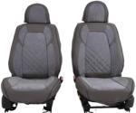 Hyundai I10 Méretezett Üléshuzat -Triton Bőr/Arcantara -Szürke/Szürke- 2 Első Ülésre