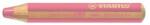 STABILO Színes ceruza STABILO Woody 3in1 hengeres vastag rózsaszín (880/334)
