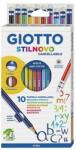 GIOTTO Színes ceruza GIOTTO hegyezővel, radírral 10 db/készlet (2568 00)