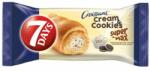 7days Croissant 7DAYS Super Max Cream&Cookies vanília ízű töltelékkel kakaós keksz darabokkal 110g - decool