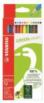 STABILO Színes ceruza STABILO Greencolors hatszögletű környezetbarát 12 db/készlet (6019/2-121)
