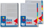 Office Index plastic A4 color set 5 (59115)