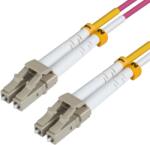 MicroConnect Cablu Fibra Optica, LC-LC, Multimode, Duplex, OM4, LSZH, (Erica Violet), 40m (FIB440440P)